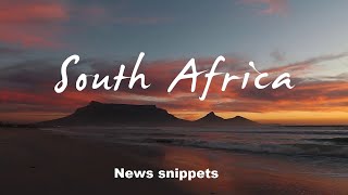 South Africa News snippets [upl. by Llerret287]