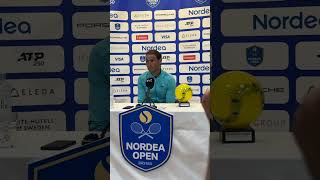 Rafael Nadal press conference after losing to Nuno Borges in the final of the Nordea Open 21072024 [upl. by Enilram]