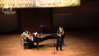 Ballade for Bass Trombone and Piano Eric EWAZEN [upl. by Hanikahs196]