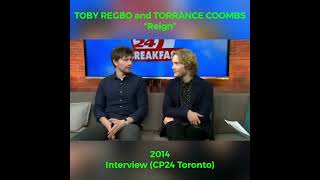 TOBY REGBO e TORRANCE COOMBS Toronto CP24 2014 Francis e Bash in quotReignquot Intervista [upl. by Seaden400]