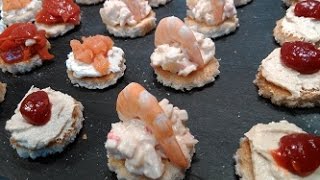 CANAPES FACILES PARA NAVIDAD [upl. by Anieral]