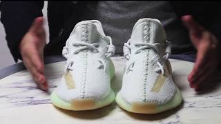 Adidas Yeezy Boost 350 V2 Hyperspace Review  How to KAWS Style Yeezy Lace مراجعة سنيكرزشيخ [upl. by Nickolai]