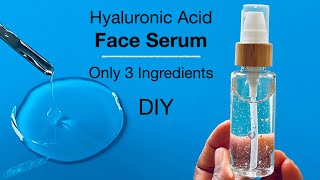 Only 3 Ingredient Hyaluronic Acid Serum To Moisturise And Hydrate The Skin [upl. by Nohtan]