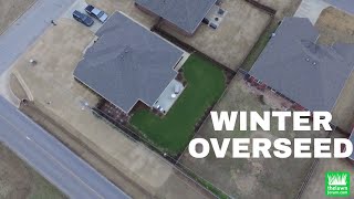 Wares Winter Overseed Drone Footage [upl. by Anahs]