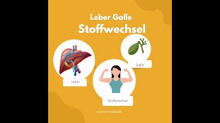 Thema LeberGalleStoffwechsel im Crashkurs Heilpraktikerwissen [upl. by Nirra]