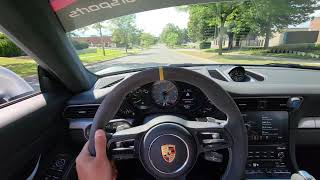 Straight Piped Porsche GT3RS Launch Control Volume UP [upl. by Eylrac]