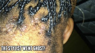 STYLIST WENT GHOST AFTER SHE RUINED MY HAIR NATURAL HAIR HORROR STORY [upl. by Derf]