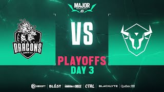 Black Dragons vs W7M Esports  Montreal Major  Phase 2  Day 3 [upl. by Melnick]