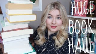 Huge Book Haul  March 2018 [upl. by Kcirdled]