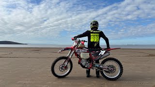 Weston Beach Race GoPro 2024 CARNAGE Adult Solo RAW [upl. by Atina]