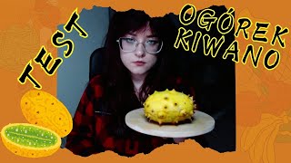 💤Polskie ASMR TEST dziwnego owoca  KIWANO OPIS eating whispering💤 [upl. by Aimas665]