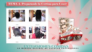 COMO PONER EXTENSIONES COSIDAS MÉTODO COMPROBADO Tema 4 Preparando la Cortina para Coser [upl. by Kassia]