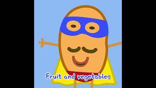 Peppa Pig’s Fruit and Vegetables Song Shorts Peppa PeppaPig [upl. by Eziechiele]