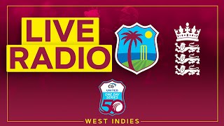 🔴 LIVE RADIO  West Indies v England  3rd CG United ODI [upl. by Gunas]