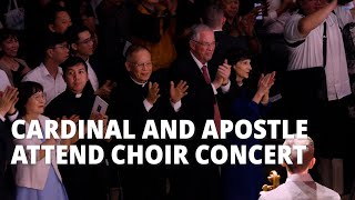 Cardinal and Elder Andersen Enjoy Sacred Choir Concert [upl. by Chun]