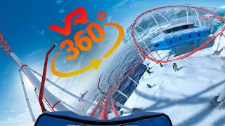 Roller Coaster Penguin Land VR 360° [upl. by Afra869]