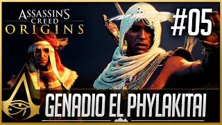 Assassin’s Creed Origins  Walkthrough Español Guia  Genadio el Phylakitai  Parte 5 [upl. by Emoryt]