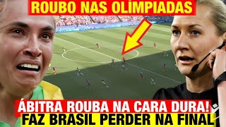 OLÍMPIADAS  ROUBO NAS OLÍMPIADAS Ábitra ROUBA NA CARA DURA Faz Brasil PERDER NA FINAL [upl. by Goldina]