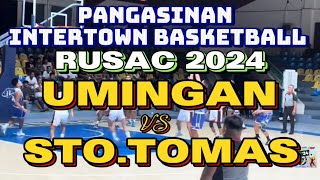 WILD GAME  STOTOMAS VS UMINGAN  PANGASINAN INTERTOWN RUSAC 2024 GAME HIGHLIGHTS [upl. by Oiromed716]