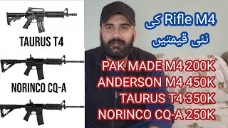 TAURUS T4  NORINCO CQA  ANDERSON AM15  PAK MADE M4  Mirza Pardesi [upl. by Inait]