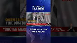 İlk Kez Yürüyen Merdivene Biniyorlardı Panik Yapınca Olanlar Oldu [upl. by Lennaj]