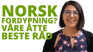 Skrive norsk fordypning Våre 8 BESTE TIPS [upl. by Onfre204]