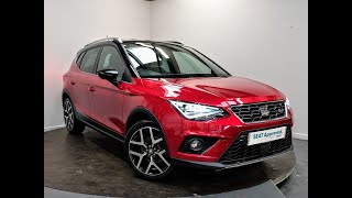 2021 SEAT ARONA FR RED EDITION TSI  BLACKPOOL SEAT [upl. by Sandor]