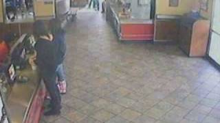 Carls Jr Security Footage of Rob Dyrdek [upl. by Nesmat]