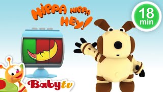 Hippa Hippa Hey 😍 🧩 Puzzles Games and Adventure  Cartoons  Playground of Toys BabyTV [upl. by Kant]