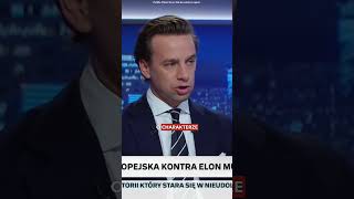 Elon Musk konta unijni komisarze Krzysztof Bosak shorts [upl. by Naul]