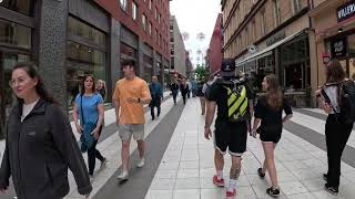 STREETWALKING TOUR STOCKHOLM 4K MYNTTORGETDROTTNINGGATANSERGELS TORG [upl. by Fiann269]