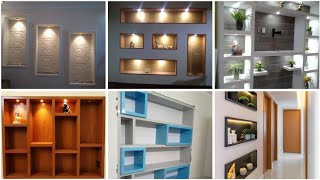 Top 100 Living Room Wall Niches Design 2024  Home Wall Decoration Ideas [upl. by Enyawad923]