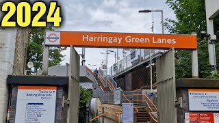 HARRNGAY GREEN LANES Overground Station 2024 [upl. by Einapets128]