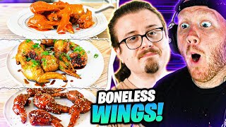 TIM REACTS TO REAL BONELESS WINGS [upl. by Nit]