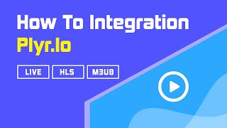 How To Easily Integration Video Player For PlyrIo  Quality Switcher For HLS amp Auto Label [upl. by Arlan]