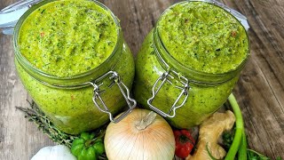 AMAZING GREEN SEASONING recipe [upl. by Lucio]