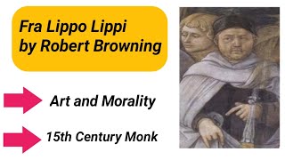 Fra Lippo Lippi by Robert Browning Explanation [upl. by Moazami]