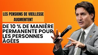 Les pensions de vieillesse augmentent de 10  de manière permanente pour les personnes âgées [upl. by Akemal994]