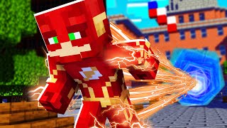 I Became the Fastest Speedster EVER in Minecraft Superheroes [upl. by Einnil]