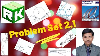 Problem Set 21 Solutions Engineering Mechanics Timoshenko Young J V Rao Prob 21 to 218 [upl. by Drofniw]