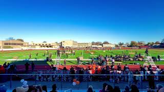 HICKSVILLE MARCHING BAND  THE CROW  HALFTIME SHOW AT HICKSVILLE HIGH SCHOOL HOMECOMING 2024 [upl. by Diskson456]