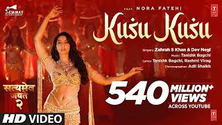 Kusu Kusu Song Ft Nora Fatehi  Satyameva Jayate 2  John A Divya K  Tanishk B Zahrah Khan Dev N [upl. by Tavy]