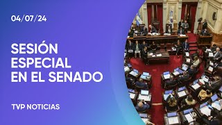 El Senado decidió posponer el tratamiento de la movilidad jubilatoria [upl. by Aicenra189]