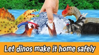 EN Let dinos make it home safely kids english dinosaurs movies collectaㅣCoCosToy [upl. by Dennard398]