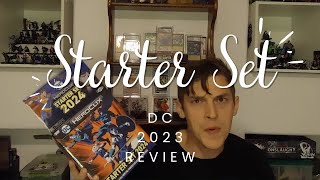 Heroclix DC 2024 Starter Set Opening and Review [upl. by Llerol35]