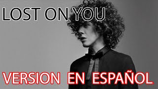 Lost On You Version En Español LP cover [upl. by Eikcin]