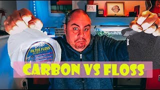 Clear aquarium water  Carbon vs Floss [upl. by Duj]