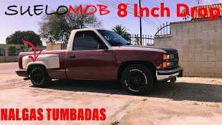 Lowering The OBS Silverado  FlipKit 8 Inch Drop Silverado [upl. by Ahselet127]