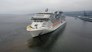 MSC Virtuosa arriving at Greenock 050623 [upl. by Charlene]