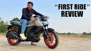 New Yamaha FZS V4 White 2024 First Ride Review [upl. by Nirred]